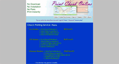 Desktop Screenshot of printcheckonline.com