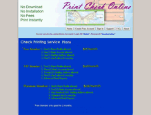 Tablet Screenshot of printcheckonline.com